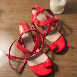 Raye heel sandals